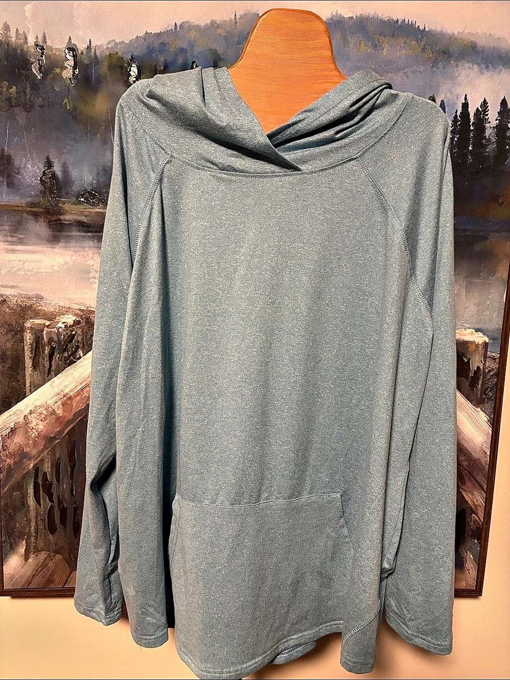Jockey EverActive™ Hoodie Women's Blue Tunic 1X